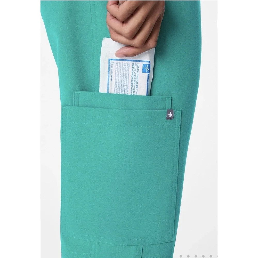FIGS Axim Scrub Pants Men's XXL Short Teal Green Technical Collection T2001S
